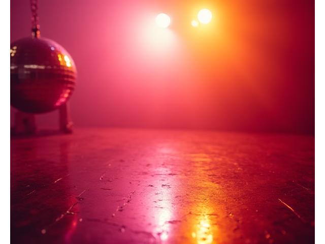 Vibrant, soulful imagery representing house music, with disco ball reflections and warm dance floor lighting.