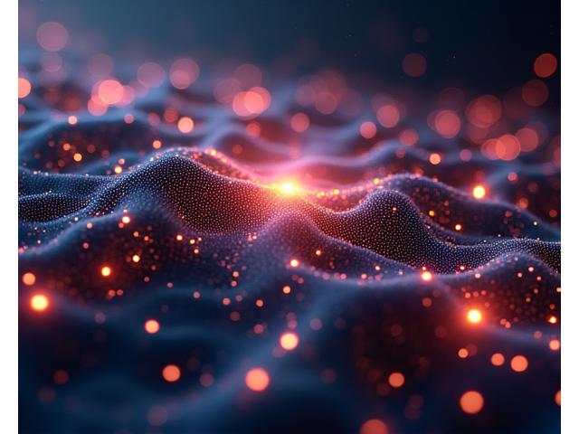 Abstract digital art showing neural networks and sound waves, representing AI's influence on music creation.