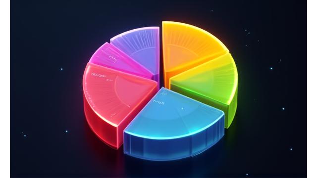 A vibrant pie chart illustrating a high percentage of waste being recycled and composted at festivals.